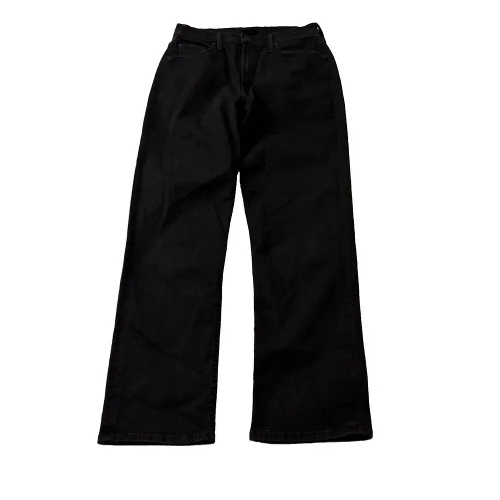 Mother Jeans Womens 29 Black High Waisted Rider Ankle Not Guilty Straight Denim